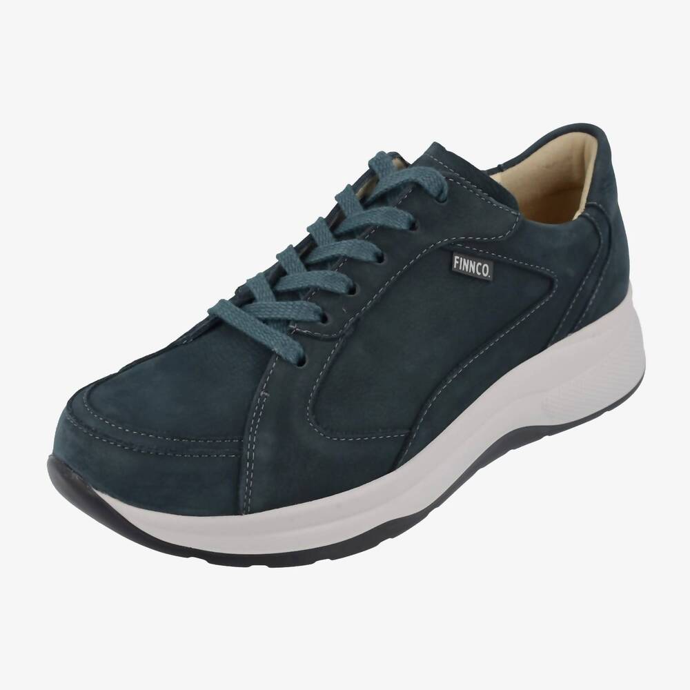 NEW FINN COMFORT unisex - piccadilly sneakers in petrol oilbuk